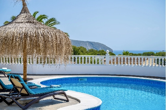 Villa in Moraira zu verkaufen, Zona de estar 290 m², Baujahr 2003, + Ofen, Klimaanlage, Terreno 847 m², 3 Schlafzimmer, 3 Badezimmer, Pool, ref.: AM-12692DR-4
