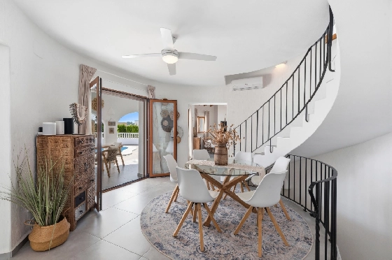 Villa in Moraira zu verkaufen, Zona de estar 290 m², Baujahr 2003, + Ofen, Klimaanlage, Terreno 847 m², 3 Schlafzimmer, 3 Badezimmer, Pool, ref.: AM-12692DR-43
