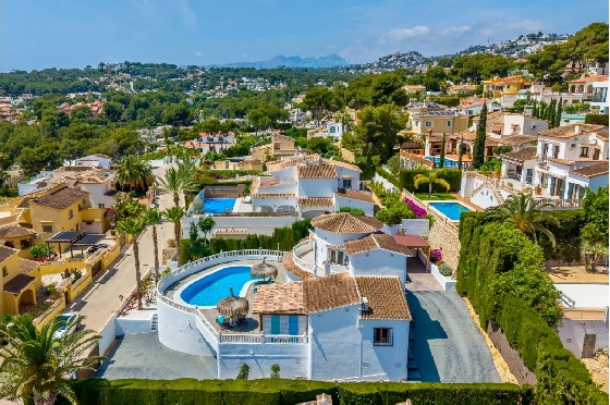 Villa in Moraira zu verkaufen, Zona de estar 290 m², Baujahr 2003, + Ofen, Klimaanlage, Terreno 847 m², 3 Schlafzimmer, 3 Badezimmer, Pool, ref.: AM-12692DR-7