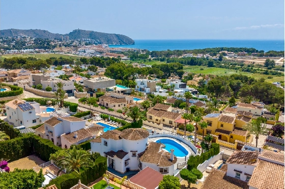 Villa in Moraira zu verkaufen, Zona de estar 290 m², Baujahr 2003, + Ofen, Klimaanlage, Terreno 847 m², 3 Schlafzimmer, 3 Badezimmer, Pool, ref.: AM-12692DR-8
