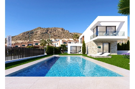 Villa in Finestrat zu verkaufen, Zona de estar 157 m², Terreno 517 m², 3 Schlafzimmer, 3 Badezimmer, Pool, ref.: CPS-ESPH995-2