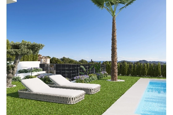 Villa in Finestrat zu verkaufen, Zona de estar 157 m², Terreno 517 m², 3 Schlafzimmer, 3 Badezimmer, Pool, ref.: CPS-ESPH995-4