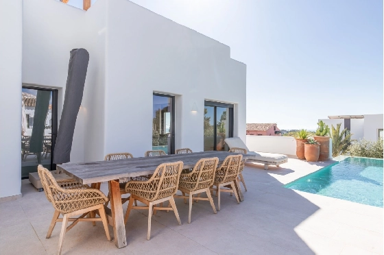 Villa in Moraira zu verkaufen, Zona de estar 347 m², Baujahr 2025, Klimaanlage, Terreno 852 m², 4 Schlafzimmer, 5 Badezimmer, Pool, ref.: AM-12704DA-49