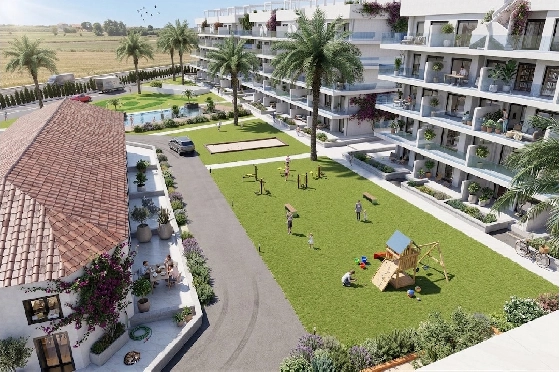 Etagen Apartment in Guardamar del Segura zu verkaufen, Zona de estar 112 m², Zustand Erstbezug, 3 Schlafzimmer, 2 Badezimmer, Pool, ref.: HA-GUN-439-A03-2