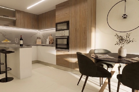 Etagen Apartment in Guardamar del Segura zu verkaufen, Zona de estar 112 m², Zustand Erstbezug, 3 Schlafzimmer, 2 Badezimmer, Pool, ref.: HA-GUN-439-A03-6