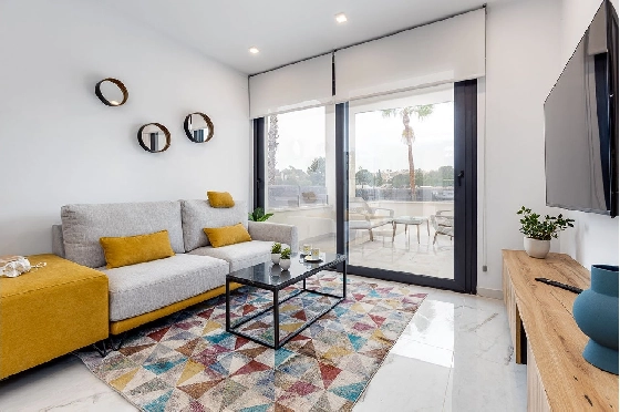 Erdgeschoss Apartment in Ciudad Quesada zu verkaufen, Zona de estar 116 m², Zustand Erstbezug, Klimaanlage, 2 Schlafzimmer, 2 Badezimmer, Pool, ref.: HA-CQN-120-A01-5