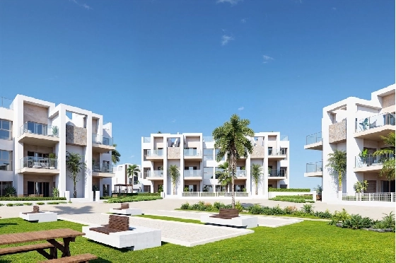 Etagen Apartment in Los Alcazares zu verkaufen, Zona de estar 100 m², Zustand Erstbezug, Klimaanlage, 3 Schlafzimmer, 2 Badezimmer, Pool, ref.: HA-LAN-480-A03-3