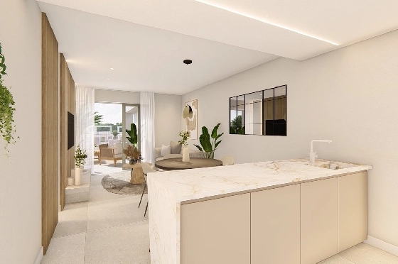 Penthouse Apartment in Los Alcazares zu verkaufen, Zona de estar 150 m², Zustand Erstbezug, Klimaanlage, 2 Schlafzimmer, 2 Badezimmer, Pool, ref.: HA-LAN-480-A02-11