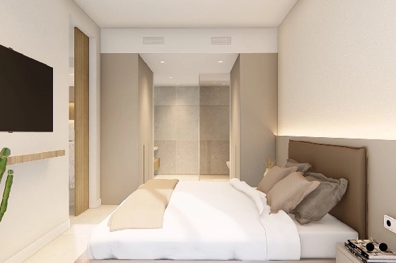 Penthouse Apartment in Los Alcazares zu verkaufen, Zona de estar 177 m², Zustand Erstbezug, Klimaanlage, 3 Schlafzimmer, 2 Badezimmer, Pool, ref.: HA-LAN-480-A04-13