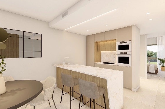 Penthouse Apartment in Los Alcazares zu verkaufen, Zona de estar 177 m², Zustand Erstbezug, Klimaanlage, 3 Schlafzimmer, 2 Badezimmer, Pool, ref.: HA-LAN-480-A04-6
