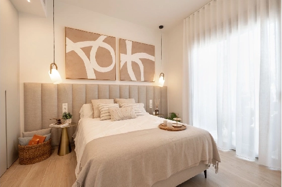 Eck-Reihenhaus in Los Alcazares zu verkaufen, Zona de estar 146 m², Zustand Erstbezug, Klimaanlage, Terreno 177 m², 3 Schlafzimmer, 2 Badezimmer, Pool, ref.: HA-LAN-480-Q01-19
