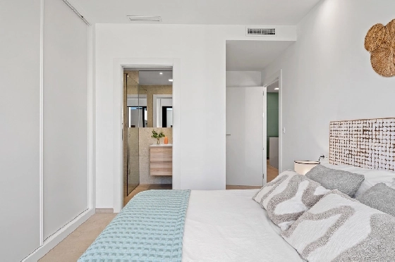 Penthouse Apartment in Los Alcazares zu verkaufen, Zona de estar 188 m², Zustand Erstbezug, 3 Schlafzimmer, 2 Badezimmer, Pool, ref.: HA-LAN-492-A02-12