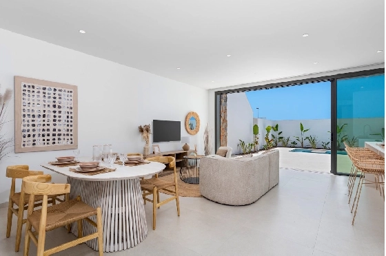Villa in Los Alcazares zu verkaufen, Zona de estar 198 m², Zustand Erstbezug, Klimaanlage, Terreno 235 m², 3 Schlafzimmer, 2 Badezimmer, Pool, ref.: HA-LAN-501-E01-4