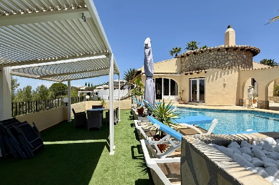 Villa in Pego - Monte Pego(Rafol) zu verkaufen, Zona de estar 259 m², Baujahr 1990, + Zentralheizung, Klimaanlage, Terreno 2400 m², 4 Schlafzimmer, 3 Badezimmer, Pool, ref.: JS-1026-4