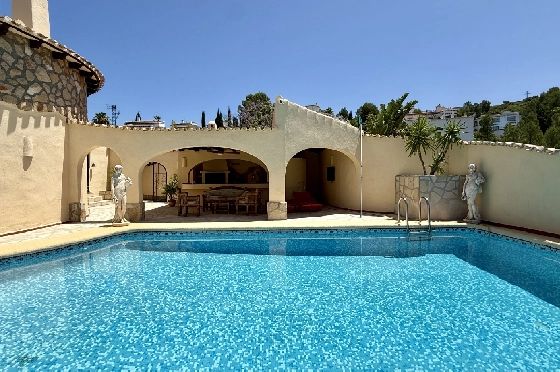 Villa in Pego - Monte Pego(Rafol) zu verkaufen, Zona de estar 259 m², Baujahr 1990, + Zentralheizung, Klimaanlage, Terreno 2400 m², 4 Schlafzimmer, 3 Badezimmer, Pool, ref.: JS-1026-5