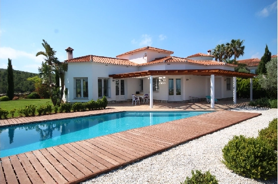 Sommerhaus in Oliva(San Pere) zur Ferienvermietung, Zona de estar 170 m², Baujahr 2005, Zustand neuwertig, + Fussbodenheizung, Klimaanlage, Terreno 900 m², 3 Schlafzimmer, 2 Badezimmer, Pool, ref.: V-1415-1