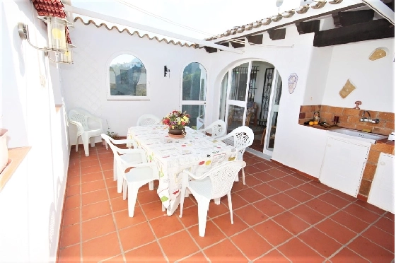 Villa in Pego-Monte Pego zur Ferienvermietung, Zona de estar 90 m², Baujahr 1990, Terreno 820 m², 2 Schlafzimmer, 1 Badezimmer, Pool, ref.: S-2211-11