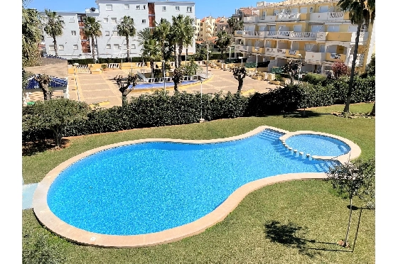 Apartment in Denia(Las Marinas) zur Ferienvermietung, Zona de estar 90 m², Baujahr 2003, Zustand gepflegt, + Zentralheizung, Klimaanlage, 1 Schlafzimmer, 1 Badezimmer, Pool, ref.: T-0318-2
