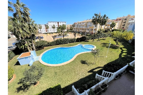 Apartment in Denia(Las Marinas) zur Ferienvermietung, Zona de estar 90 m², Baujahr 2003, Zustand gepflegt, + Zentralheizung, Klimaanlage, 1 Schlafzimmer, 1 Badezimmer, Pool, ref.: T-0318-3